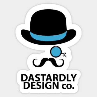 Dastardly Design Co - Main Logo Sticker